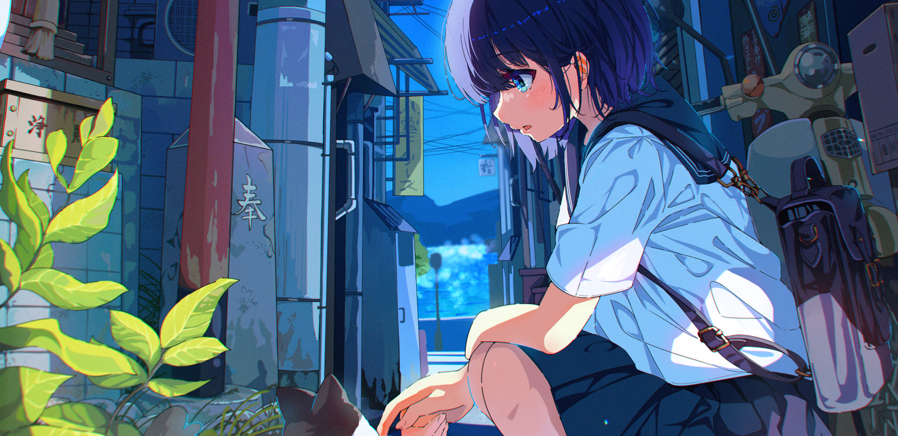 作品名：青の狭間（朔月八雲）